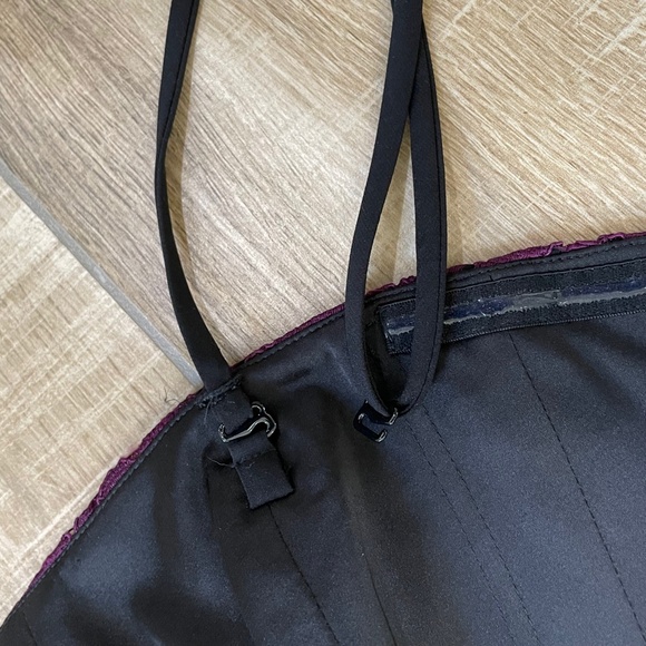 Vera Wang Dress Womens 14 Purple Lace Fit Flare Special Occasion Prom Party - Picture 14 of 16